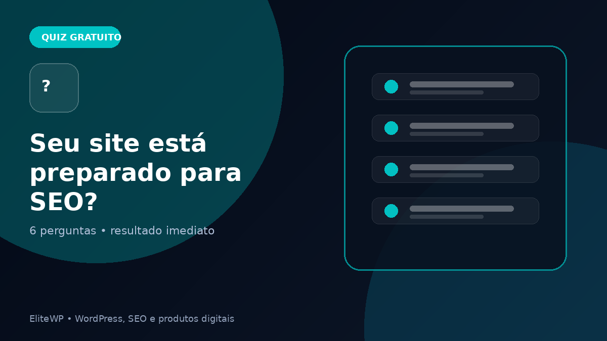 Seu site está preparado para SEO?