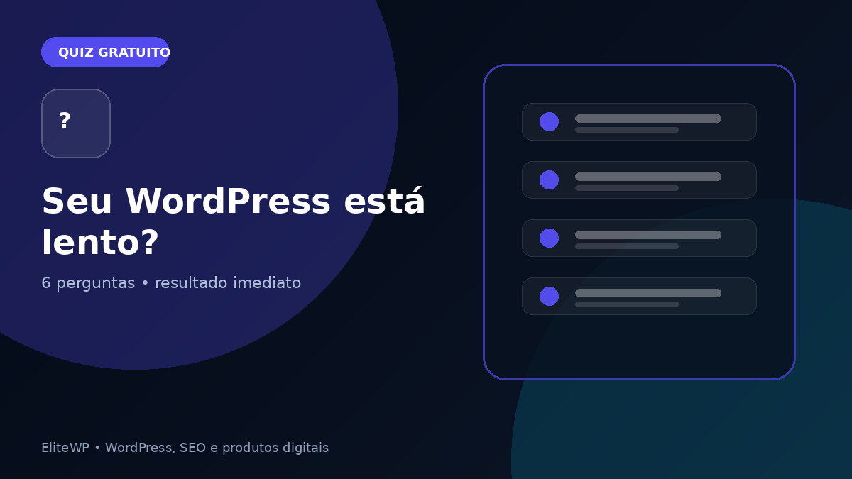 Seu WordPress está lento? Descubra por onde começar