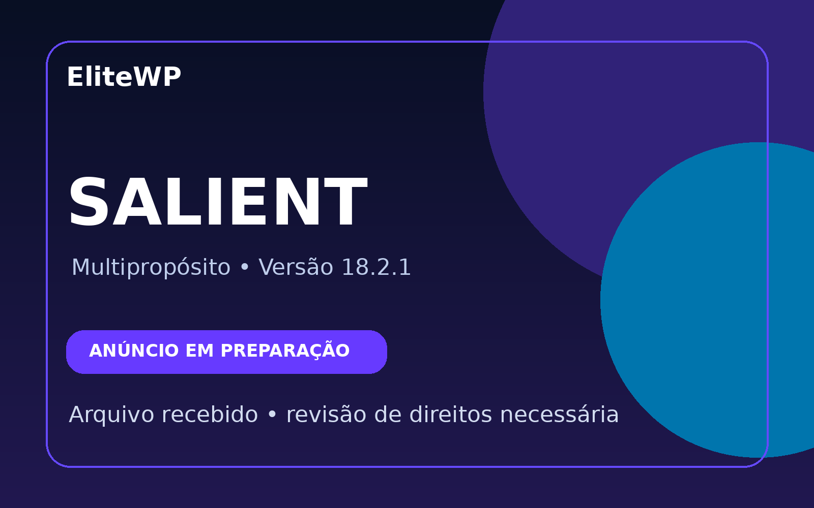 Salient – Tema WordPress Multipropósito Responsivo