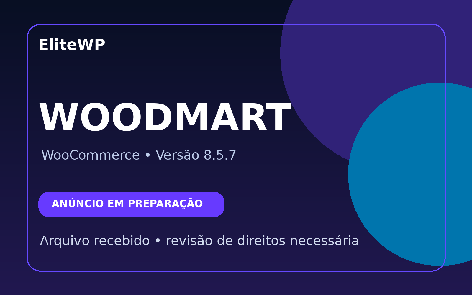 WoodMart – Tema WooCommerce para Lojas Virtuais