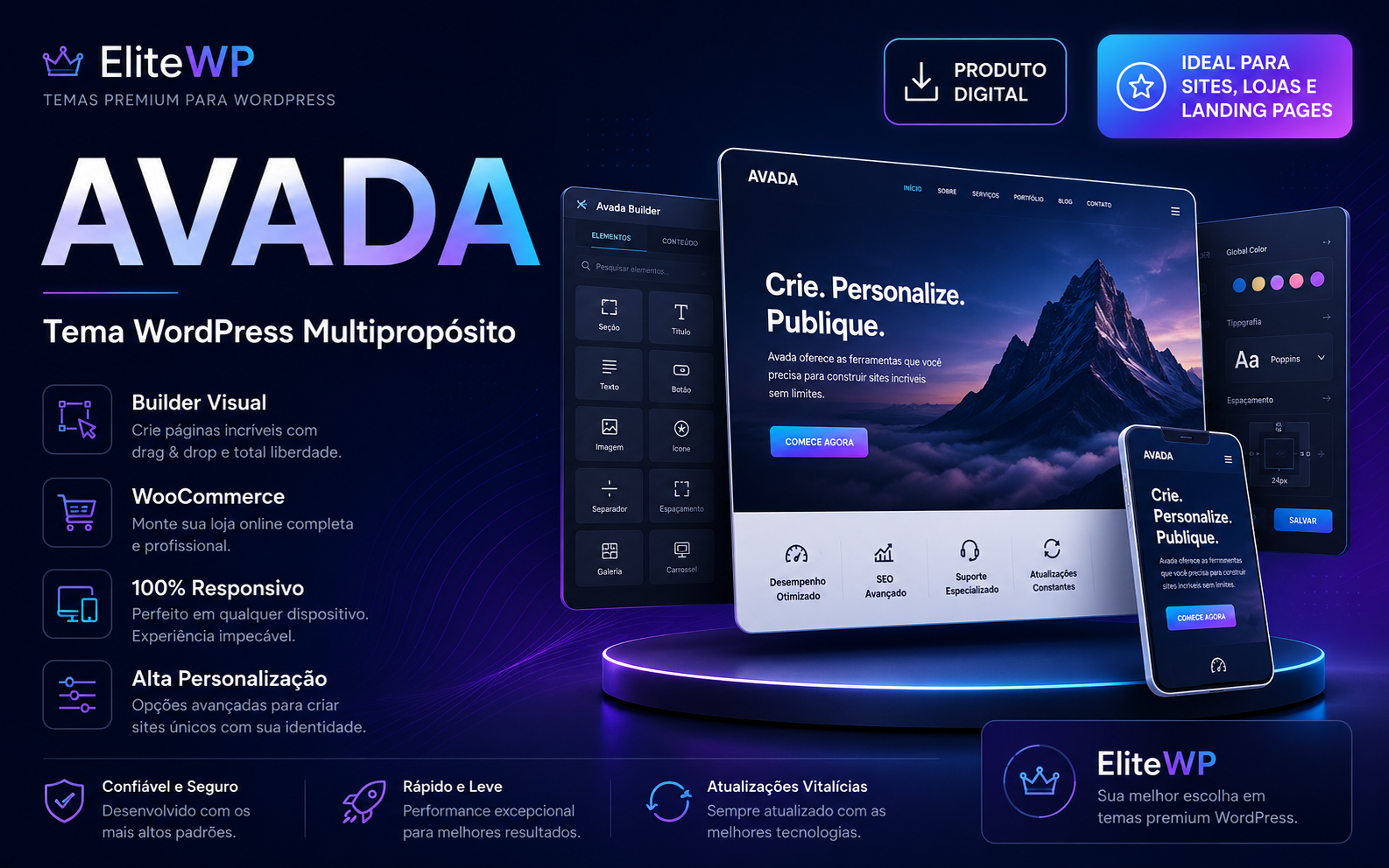 Avada – Tema WordPress Multipropósito com Construtor Visual